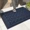 Color G Dirt Trapper Door Mat 60 x 120 cm, Heavy Duty Door Mats Outdoor Waterproof, Non Slip Rubber Backing Entrance Rug, Washable Doormat for Indoor and Outside - Blue
