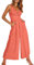 Latzhose Damen Arbeitshose Einteiler Schwarz Damen Eng Arbeits Latzhose Damen V-Ausschnitt Einfarbiges Ärmelloser Jumpsuit Sexy Rückenfrei Hosenanzug Baggy Latzhose Latzhose Arbeitshose (Rosa, L)