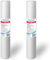 Cartuccia Filtro Acqua Polipropilene Sedimenti 20 Pollici Micron 1 Set 2 Pezzi