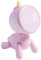 AVZYARDY Niedlicher Einhorn-Wecker for Kinder mit Nachtlicht, USB wiederaufladbar, digitaler LED-Wecker, 3 Klingeltöne, LED-Kinderwecker, 1200 mAh, Kawaii-Kindertag, Geburtstagsgeschenk