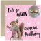 Birthday Cards for Her - Go Nuts Squirrel Disco Ball Card - Funny Happy Birthday Greeting Cards for Women or Men - Ideal for Dog Lover - Stylish Birthday Cards for Friends and Family