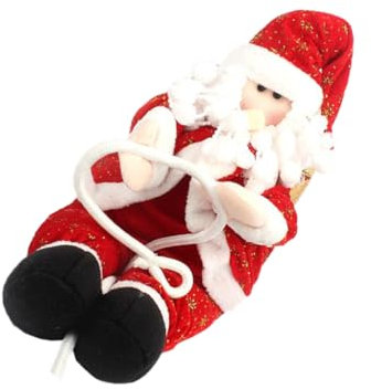 ifundom Seilkletternder Weihnachtsmann Weihnachtsdekoration Ornamente Kletterseil Für Den Weihnachtsmann Gartenzwerge Kletterleiter Für Den Weihnachtsmann Weihnachtsmann