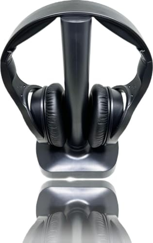 Roadstar Kabellose Kopfhörer mit Ladestation HED-2490GHBT, gepolstertes Kopfband, Bluetooth, integriertes Mikrofon, Schwarz