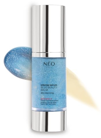 NEO MAKE UP Blue Beauty Balm – Tönender Hybrid-Primer mit Mikropigmenten – Mit Braunalgenextrakt, Quellwasser & Birkenextrakt – Anti-Bluelight & Feuchtigkeitsboost – Für jeden Hautton – 30 ml