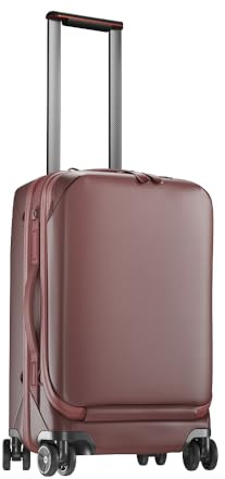 Peak Design Roller Pro – Kleiner erweiterbarer Koffer mit Rädern, Kohlefasergriff, Hubbrückenöffnung, weiches/hartes Hybridgehäuse, personalisierte Hardware, passt Sich an Kamerawürfel an