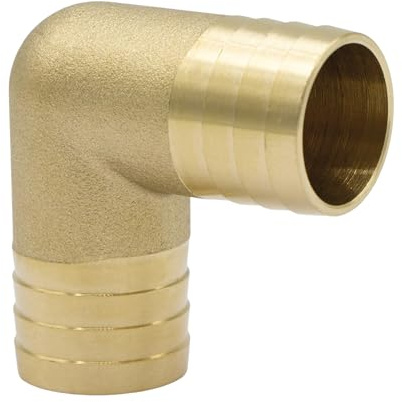VARIOSAN Winkel-Schlauchverbinder 17086, 3/4 (19 mm), 90°-Winkel, Messing