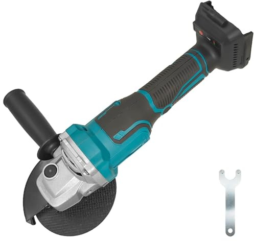 Akku Winkelschleifer Ersatz Bürstenlo Akku FlexTrennschleifer Scheibe 125mm Schleifen für Trenn-, Schleif- und Polierarbeiten 10000 U/min（Nur Gehäuse） 9000 RPM 400W