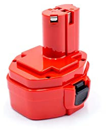 vhbw 1x Batterie Compatible avec Makita 6281DWPE, 6281D, 6280DWAE, 6333D, 6280DWALE, 6280D, 6271DWAE Outil électrique (1500 mAh, NiMH, 14,4 V)