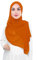 Lina & Lily Damen Muslim Premium Chiffon Hijab Kopftuch Schal aus Leicht Stoff (Orange)