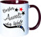 Mister Merchandise Becher Tasse Bester Anwalt der Welt. Kaffee Kaffeetasse liebevoll Bedruckt Beruf Job Arbeit Weiß-Bordeaux