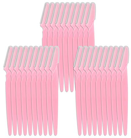 WBCBEC Augenbrauenrasierer mit Präzisionsabdeckung für Damen und Herren, 30 Stück