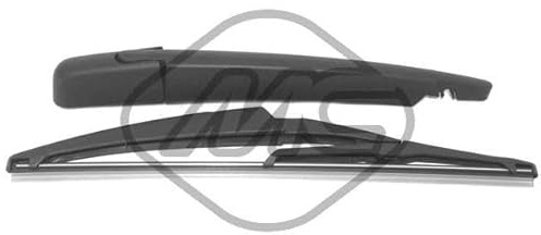 Metalcaucho Limpiaparabrisas trasero 68037 posterior Escobilla con cuchilla flexible incorporada 290mm Compatible con PEUGEOT 2008 I A94, CU 5008 0U, 0E, CITROËN C3 Picasso SH