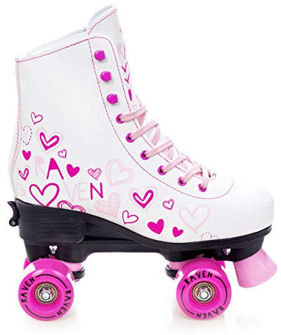 Raven Trista Rollschuhe White/Pink, 31-34 (20-21,5 cm)