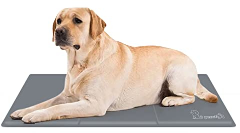 Pecute Alfombra Refrescante para Perro Actualización Engrosada 0.4mm 300D Oxford Alfombrilla de Refrigeración Automática para Animales de Compañía