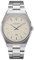 Kistanio Milano Herrenuhr mit Edelstahlarmband 10ATM Saphirglas Creme SI-CR-S