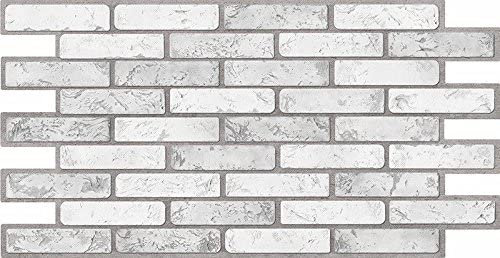 Ajuny Lot de 10 panneaux muraux 3D en plastique PVC pour la maison, la chambre, la cuisine - 4,6 m²