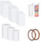 BUENTYA 30 PCS Film Rétractable de Transfert de Chaleur en PET Films Thermorétractables de Tasse 3 Tailles avec 2 Rouleaux Chauffant Sublimation pour Décoration, DIY, Tasses, Bouteilles, Artisanat