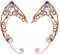 USHOBE Elfenohren Schmuck 1 Paar Elf Ohr Manschetten Pearl Wing Ohrring Fairy Ohr Wrap Manschetten Ohrringe Crawler Ohrringe Ohrclips Ohrringe Quaste Clip- Ohrringe für Frauen Mädchen