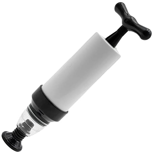 X2 Vakuumiergerät, Handpumpe für Ventilbeutel, Vakuumierer, Vakuumpumpe, Weiß, Kunststoff, Manuell, Camping, Outdoor, Angeln, Jagd, Urlaub
