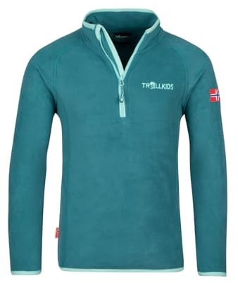 Trollkids Kids Nordland Half Zip | Extrem leicht, Gute Wärmeleistung, Schnelltrocknend