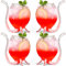 USEEKRIL Geschenk-Set-Vampir-Weinglas-Set mit 4 kreativen Cocktailgläsern Dekanter Tassen 325 ml mit integriertem Strohhalm für Cocktailwein, Champagner, Saft, Eis, Party, Club, Bar, Glaswaren