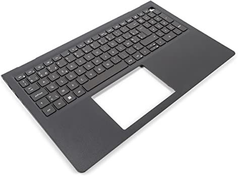 Dell Vostro 15-3510/3250/3530-Series USB-C Palmrest & BELGIAN Keyboard - 06V84M (1K4GP) - Black (Renewed)