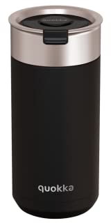 Quokka VASO CAFE TERMICO ACERO INOXIDABLE BOOST CARBON BLACK 400 ML