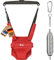 MOAS SHOP® Türhopser Baby: Türschaukel Baby, Baby Hopser, Alter 4-24 Monate, Max Kapazität 13kg, Ergonomischer Sitz mit Gurt, Höhenverstellbar, Türrahmen Schaukel, Stahlanker, Abwischbar | Rot |