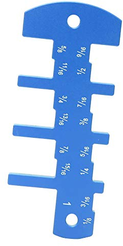 Holzbearbeitungs-Tiefenmesser, Holzbearbeitungs-Tiefenmesser, Höhenmesser-Werkzeuge, Holzbearbeitungs-Messwerkzeuge für Massivholzmarkierungen, Vorrichtungen (Blau)