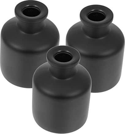 Warmhm 3pcs Decorative Glass Aroma Bottles for Home Fragrance Aroma Container for Living Decor Versatile Glass Bottle for Freshener