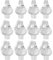 LOT DE 12 - Embout Seringue Nasale Bebe - Pour Seringue Lavage De Nez Bebe，Remplacement Embout Mouche Bebe En Silicone - S'adaptent À Tous Types De Seringues Nasales Standard - À Partir De 4 Mois