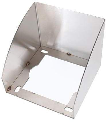 POFET Edelstahl Regenschutz Außenschalter Schalter Außensteckdose Steckdosenschutz wasserdichte Steckdose Edelstahl Steckdose Wandschalter Schutzhülle