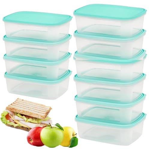 STORM TRADING GROUP Food Storage Containers With Airtight Lids 1 Litre Ideal For Meal Prep, Lunch Box, Freezers, Dishwasher & Microwave Safe (4 Containers With Lids)
