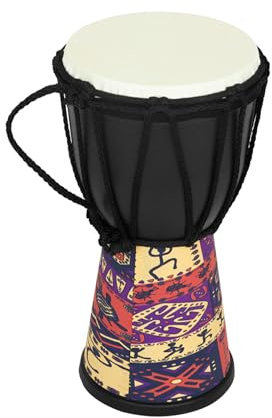 Afrikanische Handtrommel 4 Zoll Beruf Afrikanische Djembe Trommel PVC Ziegenhaut Handtrommel Musical Handheld Percussion Instrumente