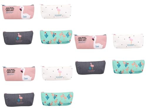 EXCEART 12 STK Etui Makeup Tasche Kosmetiktasche Cosmetic Pouch Makeup Pouch schminkbeutel Make up Bag marmor Make-up Tasche Zipper Pencil case Canvas Pen Bag federmäppchen Federbeutel