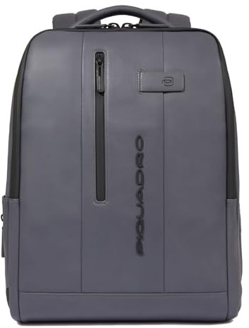 Piquadro Sac à dos d' ordinateur 15,6 Homme cuir gris clair