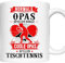 Tischtennis Tasse | normale Opas spielen Bingo coole Opas spielen Tischtennis | Tischtennisspieler Geschenk Tischtennisspieler Tasse Tischtennis Kaffeebecher lustig