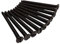 30mm Black Nickel Electrical Machine M3.5 Screws for Light Switch Plug Socket - Pack of 10