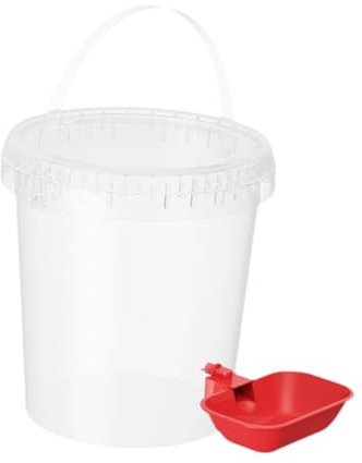 Sharplace Haustier Wasserspender Hund Auto Wasser Feeder große Kapazität Haustier Wasserer Auto Wasser Eimer für Enten Kaninchen Welpe, 10l