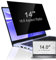 Yantree Filtre de Confidentialité Taptop 14 Pouces 16:9, Filtre Ecran Ordinateur Confidentialité Portable Compatible avec HP/Dell/Acer/Lenovo/Thinkpad/Envy/Xps, Anti-Lumière Bleu Protection Ecran PC