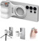 TELESIN Fun Shot Poignée Smartphone, Smartphone Handle Grip avec Détachable Télécommande Bluetooth - Filetage 1/4, Stabilisateur de Poignée pour iPhone Android