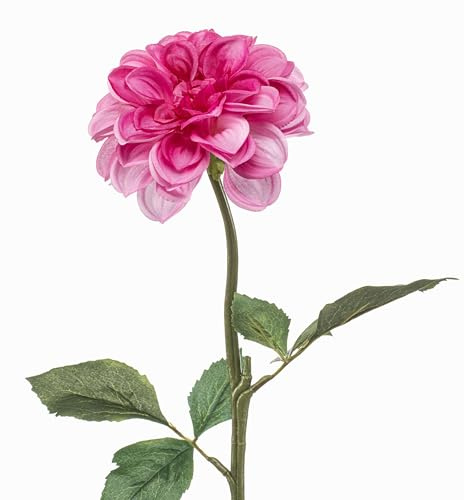 artplants.de Künstliche Dahlie TOWMER, Eco Collection, pink, 55cm | Kunstblume Georgine
