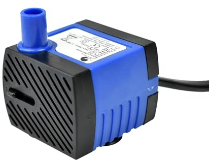 CHANCS Mini bomba de agua 2,5 W, 160 l/h, 42 GPH, CA 220 V, pequeña bomba sumergida para fontane animali