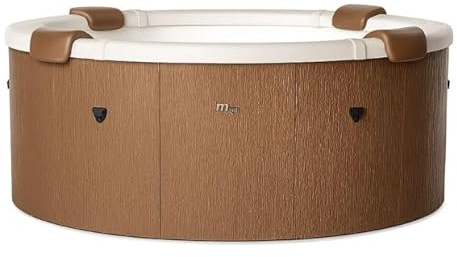 San Marco Piscina Idromassaggio SPA da Giardino per 6 Persone Mod. Rova con funzione Airpool da 130 getti e Whirpool per 4 sedute, con riscaldamento, Copertura inclusa
