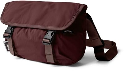 Bellroy Cinch Mini Messenger 6L, Kompakte Schultertasche - Burgundy | 6L leichte, kompakte Schultertasche mit wasserabweisendem Stoff und müheloser Organisation