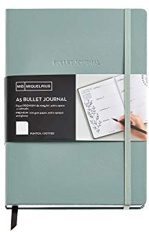 Miquelrius Notizbuch, A5, 148 x 210 mm, 192 Seiten, Punkte, 100 g/m², Grün