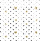 20 Lunch Servietten Sterne gold und schwarz 33cm