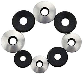 BOZONLI Arandelas EPDM, Arandelas Selladoras, Arandelas de Sellado con Junta EPDM, M4.2×12,50 pcs