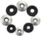 BOZONLI Arandelas EPDM, Arandelas Selladoras, Arandelas de Sellado con Junta EPDM, M4.2×12,50 pcs
