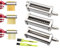 Italdos Kit 3 in 1 Sfogliatrice e Taglierini Pasta Fresca Compatibile per KitchenAid Rullo Sfoglia Lasagne per Fettuccine e Spaghetti – Pasta Maker in Acciaio Inox con Spazzolini di Pulizia